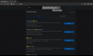Microsoft Edge Web Capture tool lets you take Screenshot of Entire Page Take Screenshot of Full Webpage using Edge Web capture tool