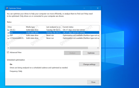 Windows 10 Defrag tool is getting new features