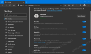 Microsoft Testing History and Open Tab Sync feature in Edge Canary