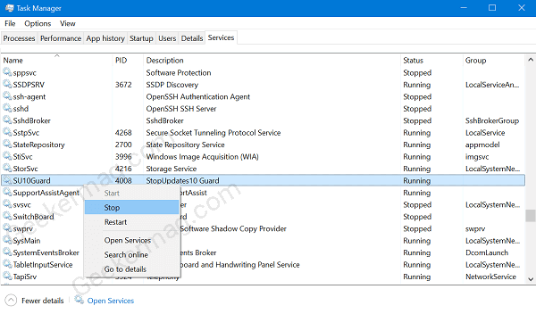 windows 10 su10guard