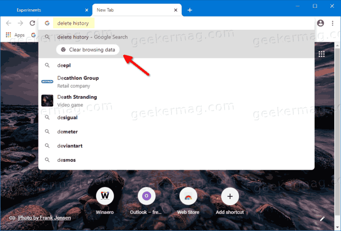 How to Enable Chrome Actions in Google Chrome 87 - 94