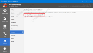 How to Disable Automatic Updates in CCleaner Free Version