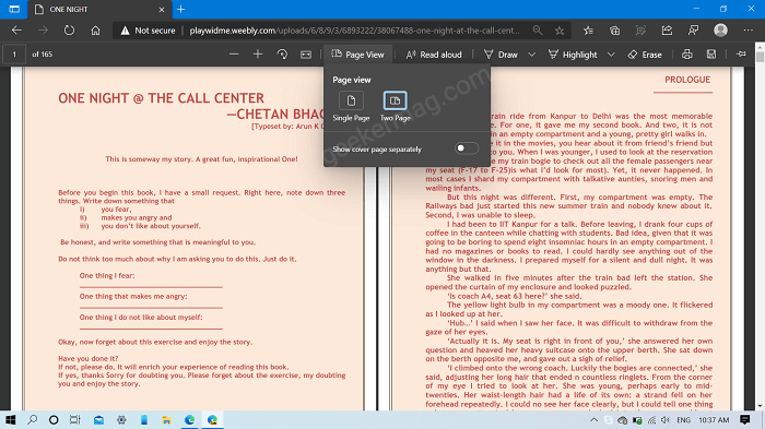 How to Enable Two Page View for PDFs in Microsoft Edge - 87