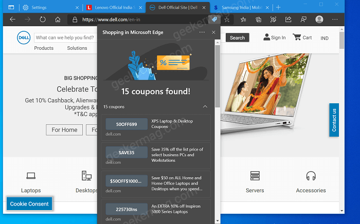 current version of microsoft edge