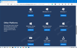 Download Microsoft Edge Insider Build for Windows 10X and Hololens 2