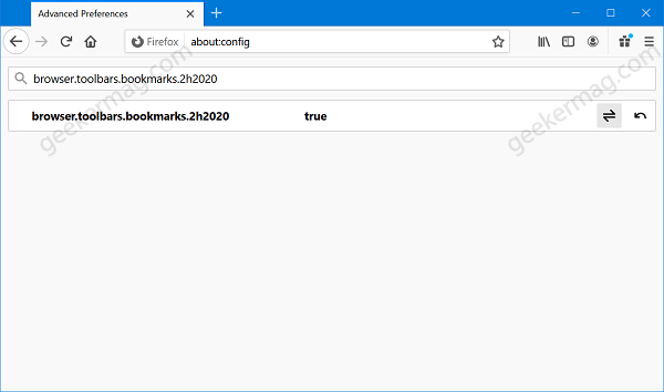 Firefox let you show Bookmarks Toolbar on New Tab Page