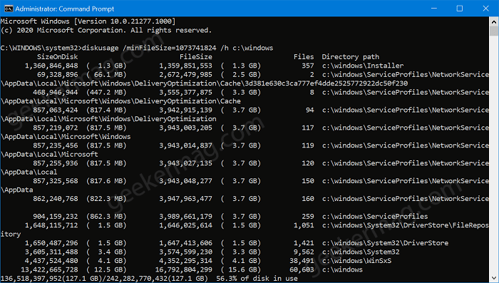 Windows 10 gets a new DiskUsage Tool that analyzes your drives - 1