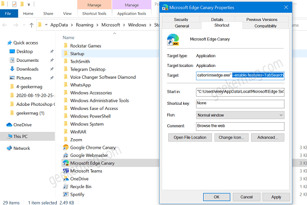How to Enable and Use Tab Search Feature in Microsoft Edge 1 tab search
