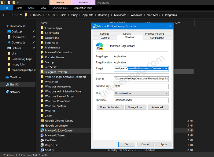 How to Enable and Use Microsoft Edge new Downloads flyout - 68