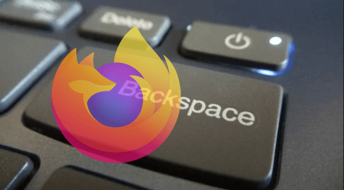 Enable Backspace Key to go to the previous page in Firefox v86 - 36