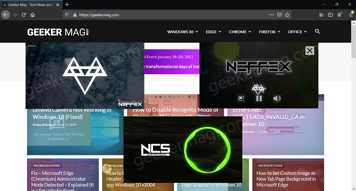 Firefox v86 let you Watch Multiple Videos in PiP Mode at Once - 22