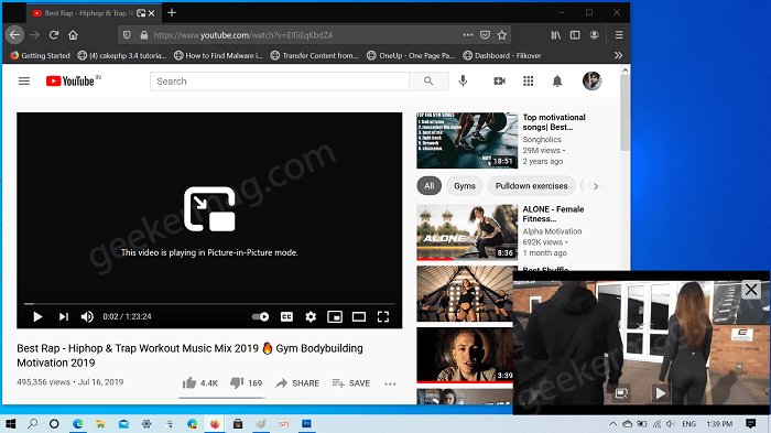 How to Use Firefox Picture in Picture Mode   Firefox PiP  Nightly  - 74