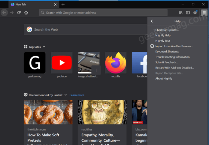 how to update mozilla firefox manually