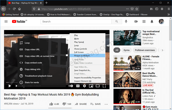 How to Use Firefox Picture in Picture Mode   Firefox PiP  Nightly  - 17