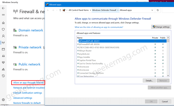 turn off access for Java™ Platform SE Binary.