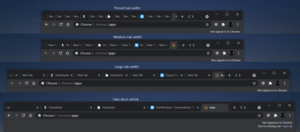 Chrome Tab Scrolling feature let you change the Width of Tab Chrome Tab Scrolling feature let you change the Width of Tab
