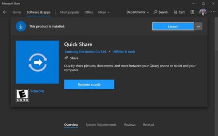 Samsung O, Samsung Free, and Quick Share Apps coming to Windows 10