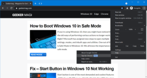 How to Use Tips for Chrome in main menu of chrome