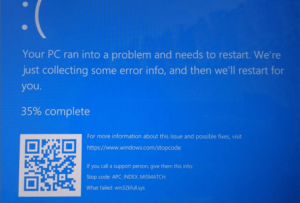 Fix - APC_INDEX_MISMATCH Blue Screen of Death Printing Issue