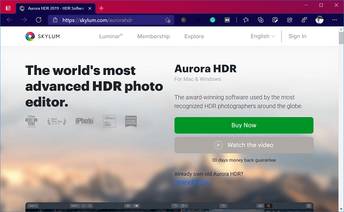 Aurora HDR