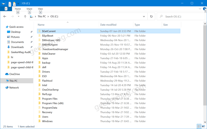 Classic File Explorer layout in windows 10