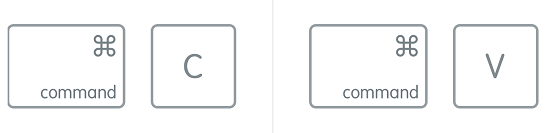 Copy & Paste on Mac using Keyboard