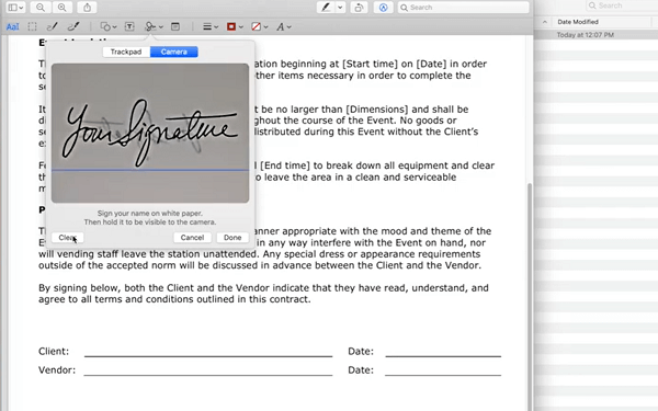 preview app for mac signatures
