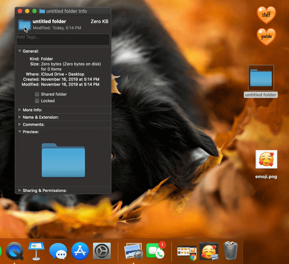 how to change folder icon mac