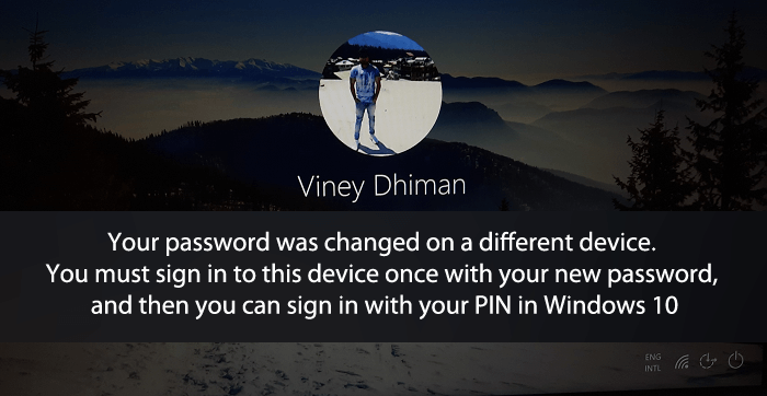 Fix   Your password was changed on a different device on Windows 10 - 43