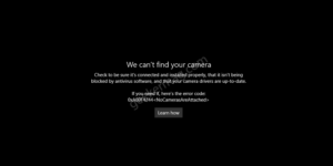 Fix - Windows 10 Camera error code 0xa00f4244