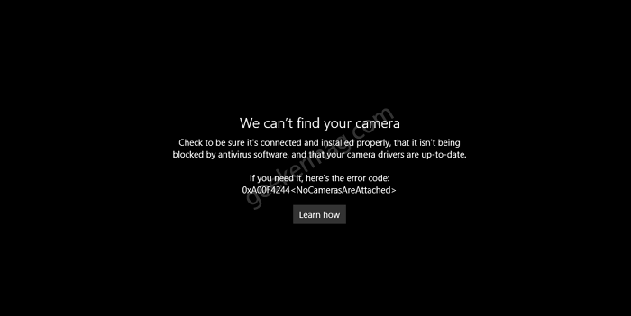 Fix   Windows 10 Camera error code 0xa00f4244 - 17