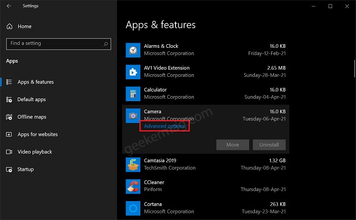 How To Reset Apps in Windows 10 Downloaded from Store - 18