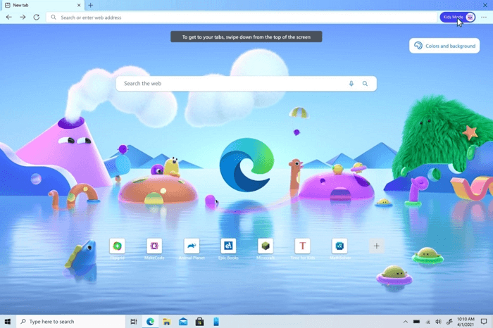 How to Launch and Exit Kids Mode in Microsoft Edge - 82