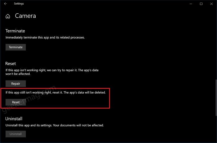 Fix   Windows 10 Camera error code 0xa00f4244 - 94