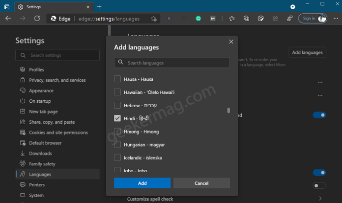 Enable Or Disable Offer To Translate Pages In Microsoft Edge Chromium Cómo Traducir 7480