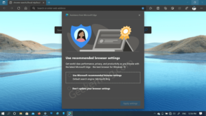 Microsoft Edge v91 Repeatedly Asking to Change Default Search Engine to Microsoft Bing