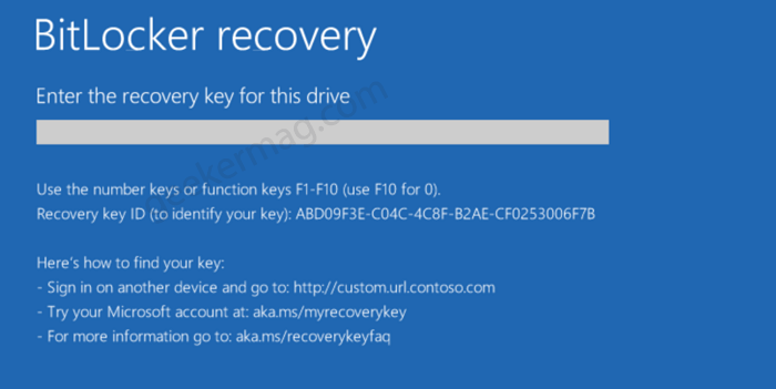 how to find recovery key for mac