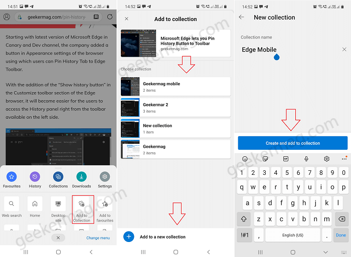 Collections feature in Microsoft Edge and How to Use them  - 25
