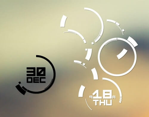 22 Beautiful Rainmeter Clock Skins for Rejuvenating Your Desktop Look