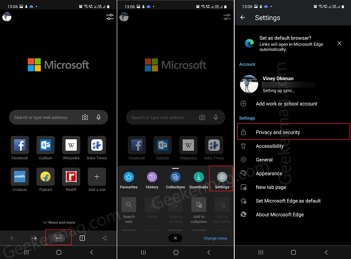 How to Block ads on Webpage in Microsoft Edge for Android - 8