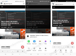 How to Take Screenshot in Microsoft Edge for Android from Share Hub How to Take Screenshot in Microsoft Edge for Android from Share Hub
