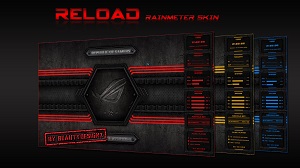 ASUS Reload Rainmeter Skin