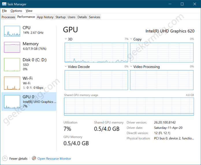 5 Ways to Check Graphics Card in Windows 10