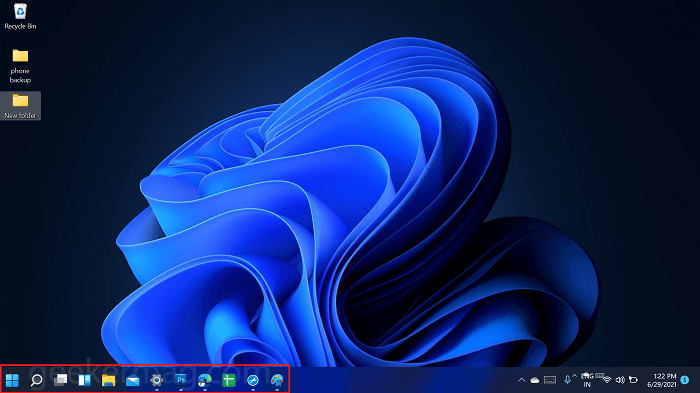 How to Move Taskbar icon to Left in Windows 11 - 84