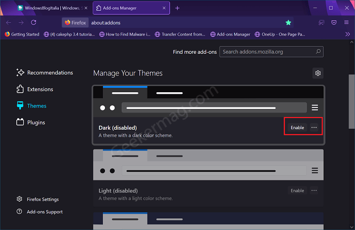 How to Enable Dark Theme Mode in Firefox the Proton UI - 74