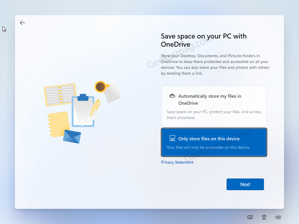 Save space on your PC with OneDrive