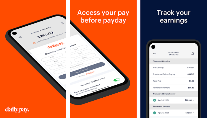 Advance cash app - daily pay