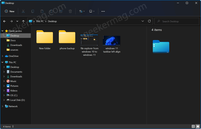 file explorer in windows 11