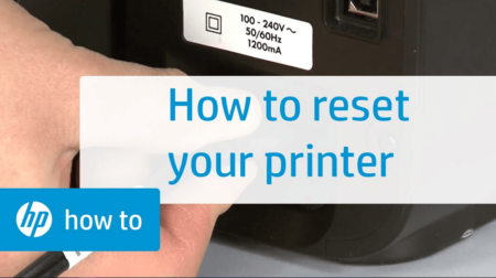 How to Reset HP Printer to Factory settings
