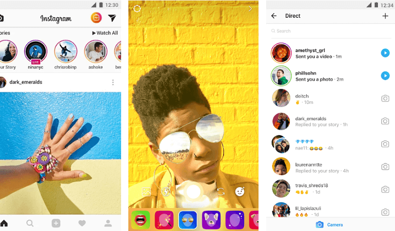 Instagram - Snapchat alternative